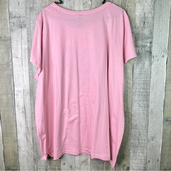 Torrid Size 4(4X)(26) Crewneck Short Sleeve Relaxed Sleep T-Shirt Heart Graphic - Picture 2 of 8